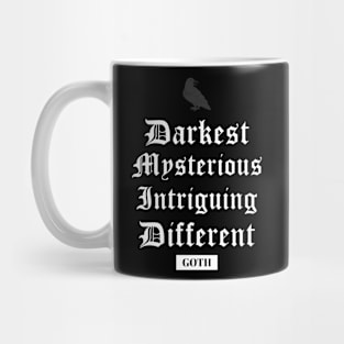 What a Goth is Mug